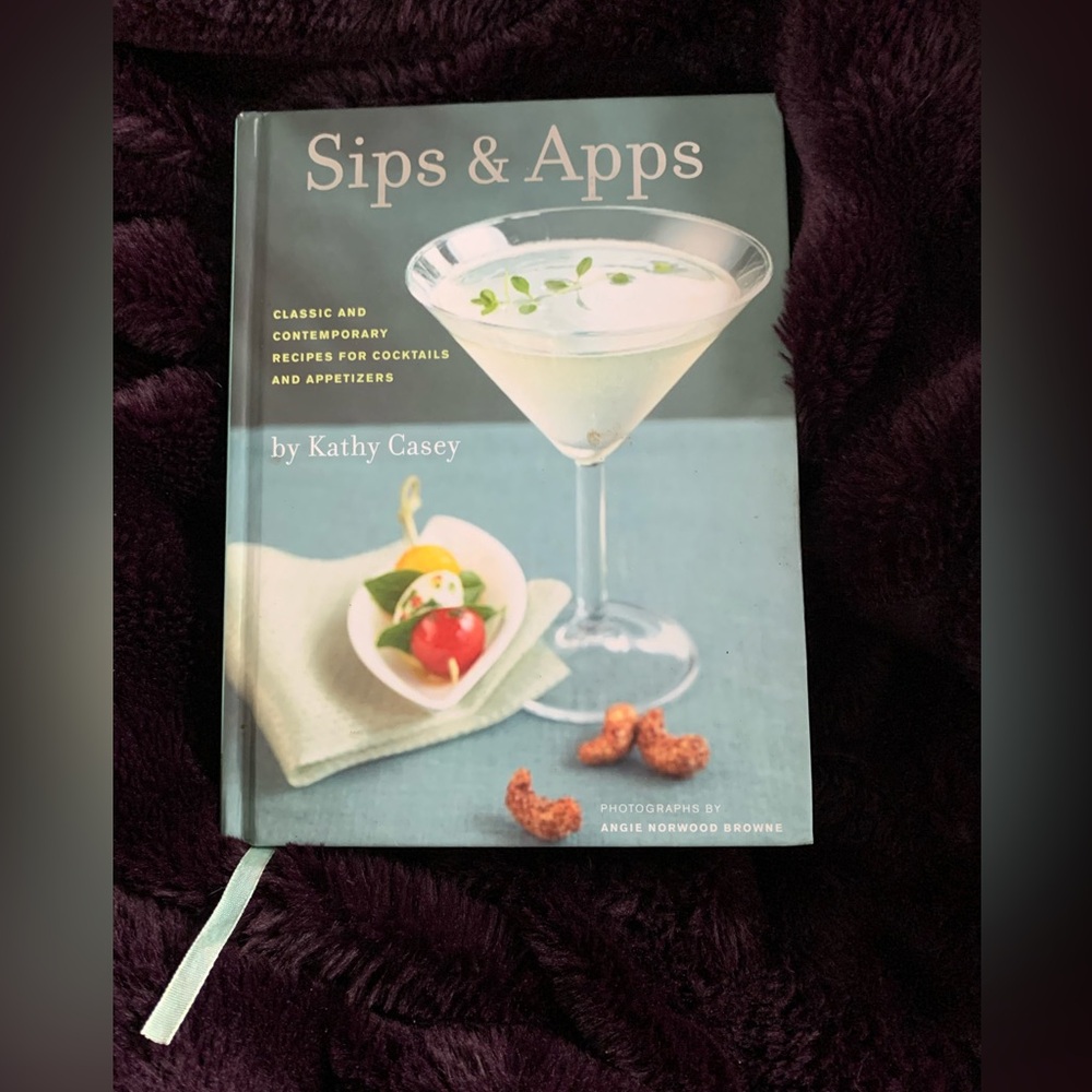 Cocktail and appetizer book